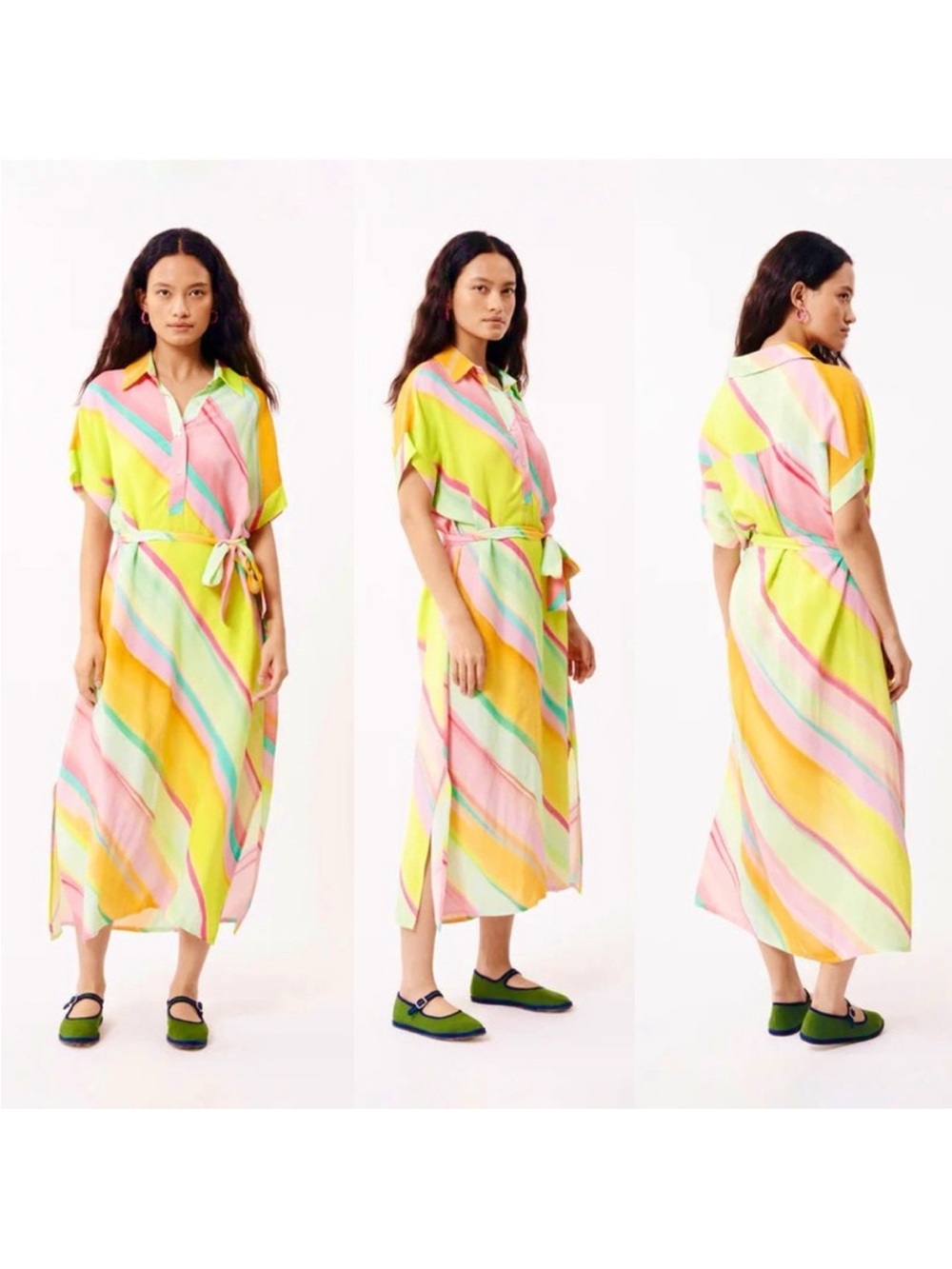 FRNCH Galiena Midi Shirtdress